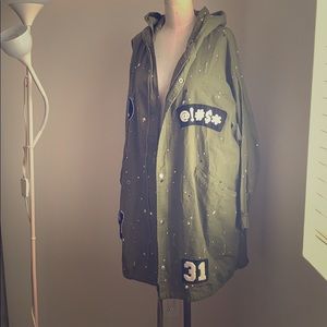 Paint splattered jacket